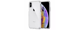 For iphone X/XS Sturdy Ultra Thick 3mm Transparent Hybrid Case Cover - Clear