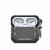 For AirPods 4 Rugged ShockProof Hybrid With Metal Hook Case Cover - Black