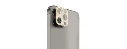 For Apple iPhone 14 6.1" Camera Lens Zinc Alloy With Diamond - Gold