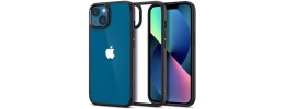 For Apple iPhone 11 (XI6.1) DOT Thick Beautiful Hybrid Case Cover - Black/Blue