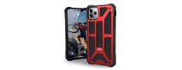 For Apple iPhone 11 (XI6.1) DOT Thick Beautiful Hybrid Case Cover - Black/Red