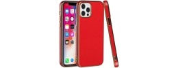 For Apple iPhone 11 (XI6.1) Electroplated Fashion Solid Color TPU Case Cover - Red