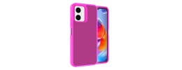 For Boost Celero SC 5g 2024 METKASE Dotted Edged Line Skin-Touch High Quality Hybrid in Slide-Out Package - Hot Pink