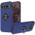 For Google Pixel 10 Pro XL CHIEF Oil Painted Magnetic Ring Stand  Hybrid Case Cover - Dark Blue