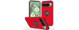 For Google Pixel 10 Pro XL CHIEF Oil Painted Magnetic Ring Stand  Hybrid Case Cover - Red