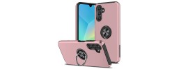 For Moto Flip 5 CHIEF Oil Painted Magnetic Ring Stand Hybrid Case Cover - Rose Gold