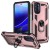 For Moto G Stylus 5g 2022 Ring Magnetic Kickstand Hybrid Case Cover - Rose Gold