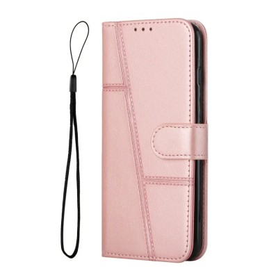 For Motorola Edge 2025 Wallet ID Card Holder Case Cover - Rose  Gold