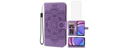 For Motorola G POWER 5G (2023) Wallet ID Card Holder Case Cover - Dark Purple