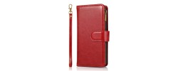 For Motorola G POWER 5G (2023) Wallet ID Card Holder Case Cover - Red