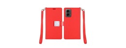 For Motorola MOT G 5G 2023 Wallet ID Card Holder Case Cover - Red