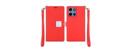 For Motorola Moto G Play 2023 Wallet ID Card Holder Case Cover - Red
