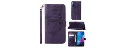 For Motorola Moto G Play 2023 Wallet ID Card Holder Case Cover - Dark Purple