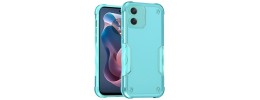 For Motorola Moto G Play 2024 Exquisite Tough Shockproof Hybrid Case Cover - Teal