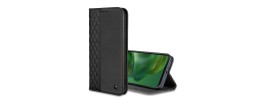 For Motorola Moto G Play 2024 METKASE Wallet PU Vegan Leather ID Card Money Holder with Magnetic Closure in Slide-Out Package - Black