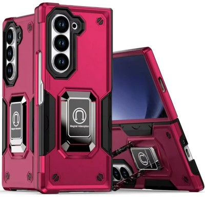 For Motorola Razr 2025 2024 Machine Design Hybrid with Kickstand- Hot Pink