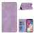 For Samsung Galaxy s24 Wallet Premium PU Vegan Leather ID Card Money Holder with Magnetic Closure - Purple
