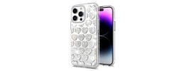 For iPhone 15 Bling Hybrid Case Cover - L