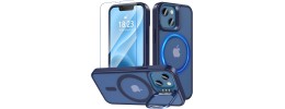 IP13/14 Magsafe w Stand Case Deluxe01-Blue