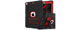 IPAD 10.2 Inch Rugged Case w/ Kick Stand Red Edge