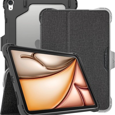 IPAD AIR 10.9 Inch Rugged Case w/ Kick Stand Black Edge