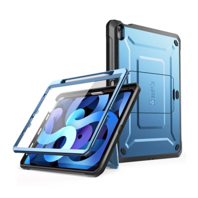 IPAD AIR 10.9 Inch Rugged Case w/ Kick Stand Blue Edge