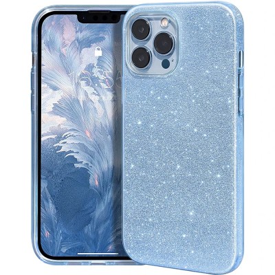 Iphone 12/Iphone12 pro Bling Case with Pop Up Purple (Reta