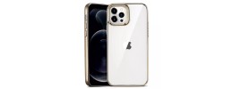 Iphone 12/Iphone12 pro Brushed Metallic Case W/ Edge and K
