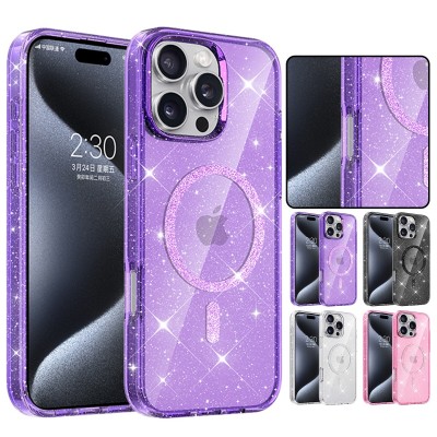 Iphone 12/Iphone12 pro Chrome Glitter Glitter Case Design