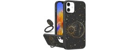 Iphone 12/Iphone12 pro Gliter Star Black