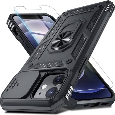 Iphone 12/Iphone12 pro Heavy Duty Bumper Case With Ring St