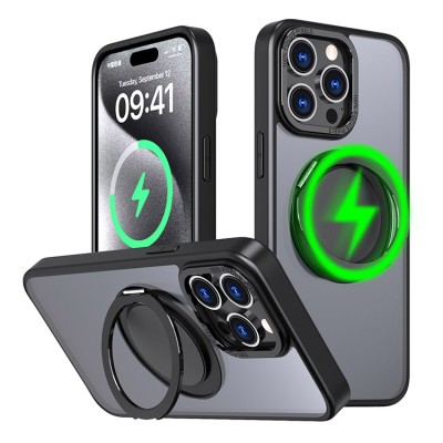 Iphone 12/Iphone12 pro Heavy Duty Ring Stand Cases