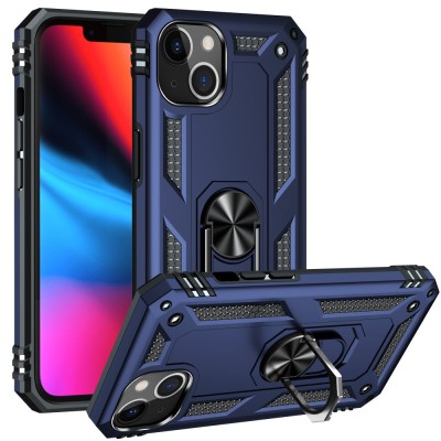 Iphone 13 Mini (5.4") New Texture Magnet Ring Stand Cases