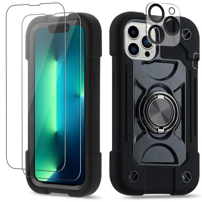 Iphone 13 Pro Max (6.7") Heavy Duty Ring Stand Cases