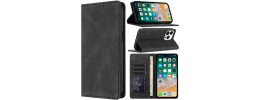 Iphone 14 6.1 2022 Premium Fabric Wallet Pouch 6 Card Slots