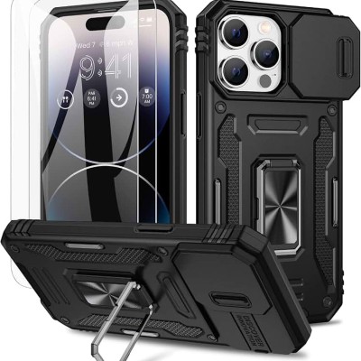 Iphone 14 6.1 2022 Vertical Kickstand case w/ camera cover R