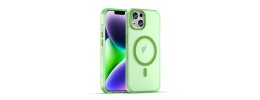 Iphone 14 Plus 6.7 2022 Chrom Clear Case w/ Magsafe Green