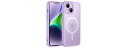 Iphone 14 Plus 6.7 2022 Chrom Clear Case w/ Magsafe Purple