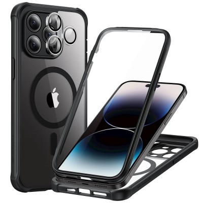Iphone 14 Pro Max 6.7 2022 Chrom Clear Case w/ Magsafe Black