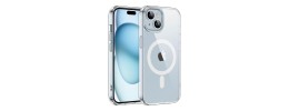 Iphone 15 6.1 Chrom Clear Case w/ Magsafe Blue(Retail Packag