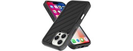 Iphone 16 6.1 Hybrid Dual Layer Case Black(Premium Package)