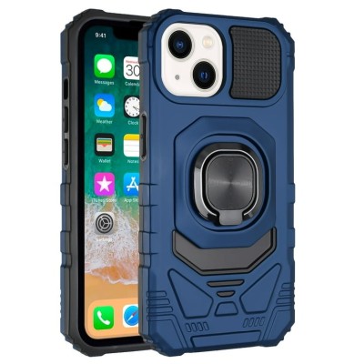 Iphone 16 6.1 Hybrid Dual Layer Case Blue(Premium Package)