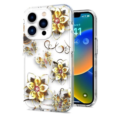 Iphone 16 6.1 Hybrid Dazzling w/ Design, #070(Premium Packag