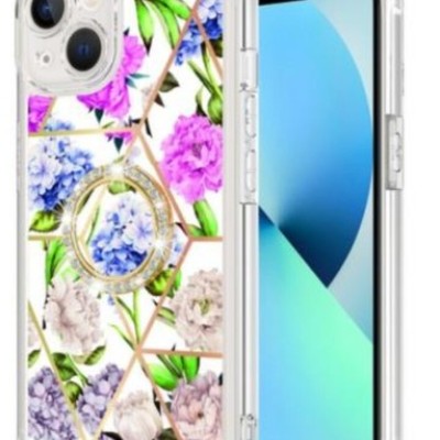 Iphone 16 Plus 6.7 Premium IMD Ring Stand case design #1 (Pr