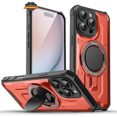Iphone 16 Plus 6.7 Tuff Case w/Magsafe Folding Stand Holder