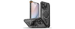 Iphone 16 Plus 6.7 Tuff Case w/Magsafe Folding Stand Holder