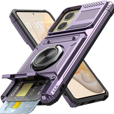 MOTO G Stylus 5G 2024 Magnet Ring Stand Case With Card Slot