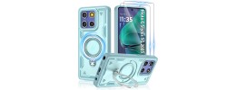 MOTO G Stylus 5G 2025 Hybrid Dual Layer Case w/Magnetic Ring