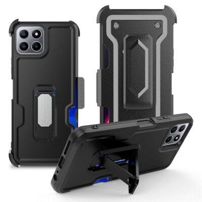 MOTO G Stylus 5G 2025 Kick Stand Holster Case w/ Card Slot B