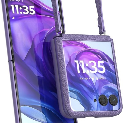 MOTOROLA Razr Plus 2024 Premium Painted Mate Case Purple(Pr